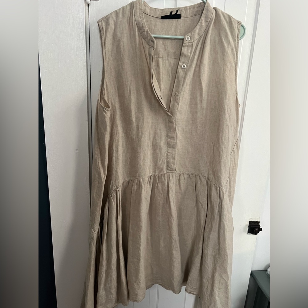 Beige DKNY liner dress